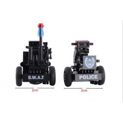 WOMA C0512A 0512A Xếp hình kiểu  SWAT SPECIAL FORCE SWAT Motorcycles Mô Tô 4 Bánh Lính đặc Nhiệm 141 khối