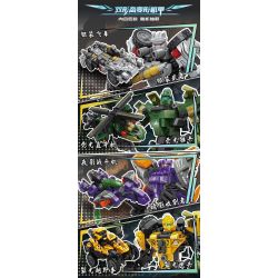 Kazi KY8132 8132 BIẾN DẠNG HAI HÌNH MECHA THỨ bộ đồ chơi xếp lắp ráp ghép mô hình