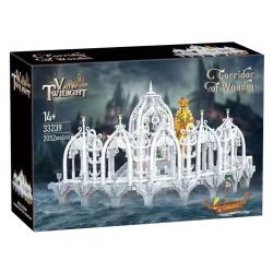 BAKA TECHNOLOGY 33239 LORD OF THE RINGS HÀNH LANG THẦN KỲ THUNG LŨNG ELF bộ đồ chơi xếp lắp ráp ghép mô hình The Lord Of The Rings CORRIDOR OF WONDER Chúa Nhẫn 2052 khối