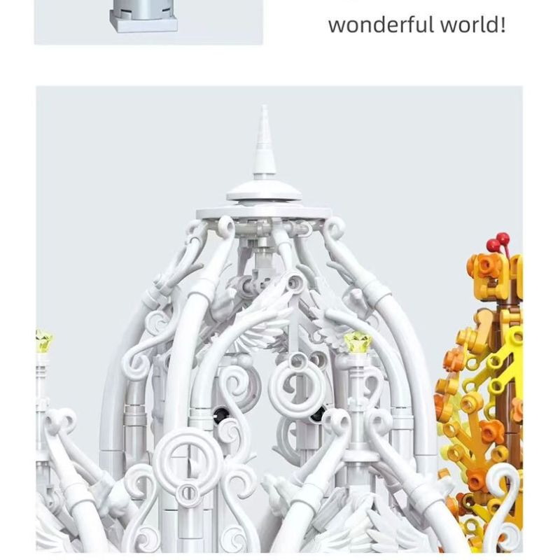 BAKA TECHNOLOGY 33239 LORD OF THE RINGS HÀNH LANG THẦN KỲ THUNG LŨNG ELF bộ đồ chơi xếp lắp ráp ghép mô hình The Lord Of The Rings CORRIDOR OF WONDER Chúa Nhẫn 2052 khối