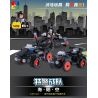 WOMA C0512A 0512A Xếp hình kiểu  SWAT SPECIAL FORCE SWAT Motorcycles Mô Tô 4 Bánh Lính đặc Nhiệm 141 khối