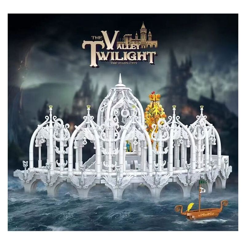 BAKA TECHNOLOGY 33239 LORD OF THE RINGS HÀNH LANG THẦN KỲ THUNG LŨNG ELF bộ đồ chơi xếp lắp ráp ghép mô hình The Lord Of The Rings CORRIDOR OF WONDER Chúa Nhẫn 2052 khối