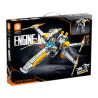 FORANGE FC9313 9313 THAY ĐỔI TRỰC TIẾP STARSHIP FX-1 bộ đồ chơi xếp lắp ráp ghép mô hình 704 khối