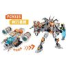 FORANGE FC9315 9315 THAY ĐỔI TRỰC TIẾP CỦA DAO CẠO bộ đồ chơi xếp lắp ráp ghép mô hình 692 khối