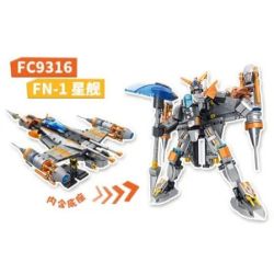 FORANGE FC9316 9316 THAY ĐỔI TRỰC TIẾP STARSHIP FN-1 bộ đồ chơi xếp lắp ráp ghép mô hình 689 khối