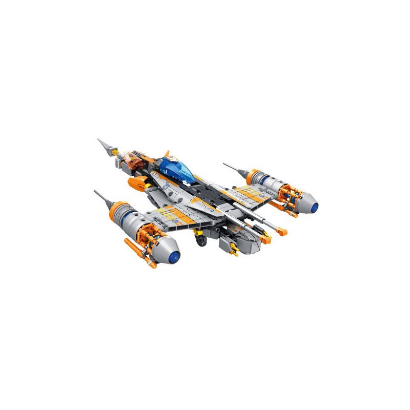 FORANGE FC9316 9316 THAY ĐỔI TRỰC TIẾP STARSHIP FN-1 bộ đồ chơi xếp lắp ráp ghép mô hình 689 khối