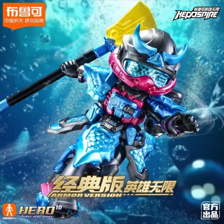 BLOKEES 85039 HEROES INFINITE BATTLE SUIT SHA WUJING bộ đồ chơi xếp lắp ráp ghép mô hình Movie & Game Phim Và Trò Chơi