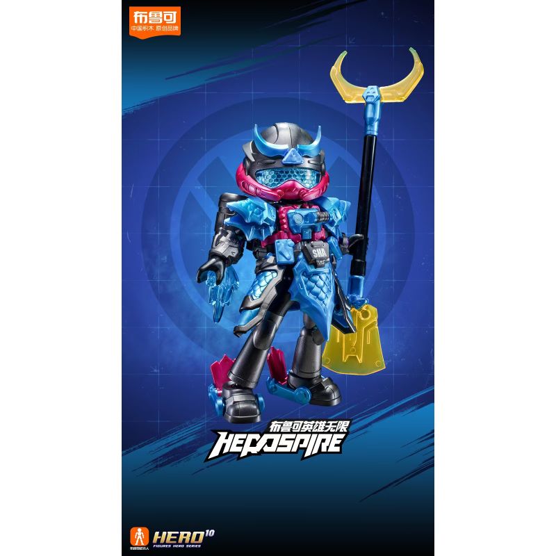 BLOKEES 85039 HEROES INFINITE BATTLE SUIT SHA WUJING bộ đồ chơi xếp lắp ráp ghép mô hình Movie & Game Phim Và Trò Chơi