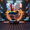 PANTASY 87302 DEMON GOD Z ĐẦU KHẮC bộ đồ chơi xếp lắp ráp ghép mô hình Movie & Game MAZINGER Phim Và Trò Chơi 800 khối