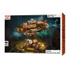 IAMBRICK 30702 DEEP SEA STEAMBOAT bộ đồ chơi xếp lắp ráp ghép mô hình STEAMSHIP OF THE ABYSS 740 khối