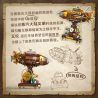 IAMBRICK 30702 DEEP SEA STEAMBOAT bộ đồ chơi xếp lắp ráp ghép mô hình STEAMSHIP OF THE ABYSS 740 khối