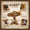IAMBRICK 30702 DEEP SEA STEAMBOAT bộ đồ chơi xếp lắp ráp ghép mô hình STEAMSHIP OF THE ABYSS 740 khối