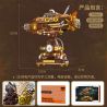 IAMBRICK 30702 DEEP SEA STEAMBOAT bộ đồ chơi xếp lắp ráp ghép mô hình STEAMSHIP OF THE ABYSS 740 khối