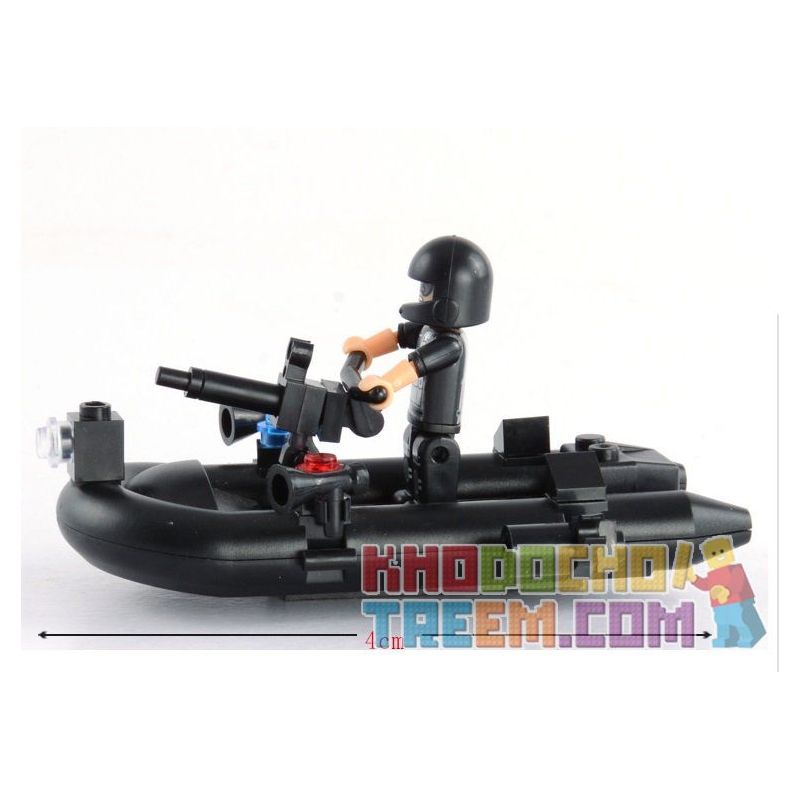 WOMA C0528 0528 Xếp hình kiểu  SWAT SPECIAL FORCE SWAT Crocodile Swamp Patrol Đặc Nhiệm Vùng đầm Lầy 389 khối