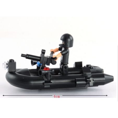 WOMA C0528 0528 Xếp hình kiểu  SWAT SPECIAL FORCE SWAT Crocodile Swamp Patrol Đặc Nhiệm Vùng đầm Lầy 389 khối