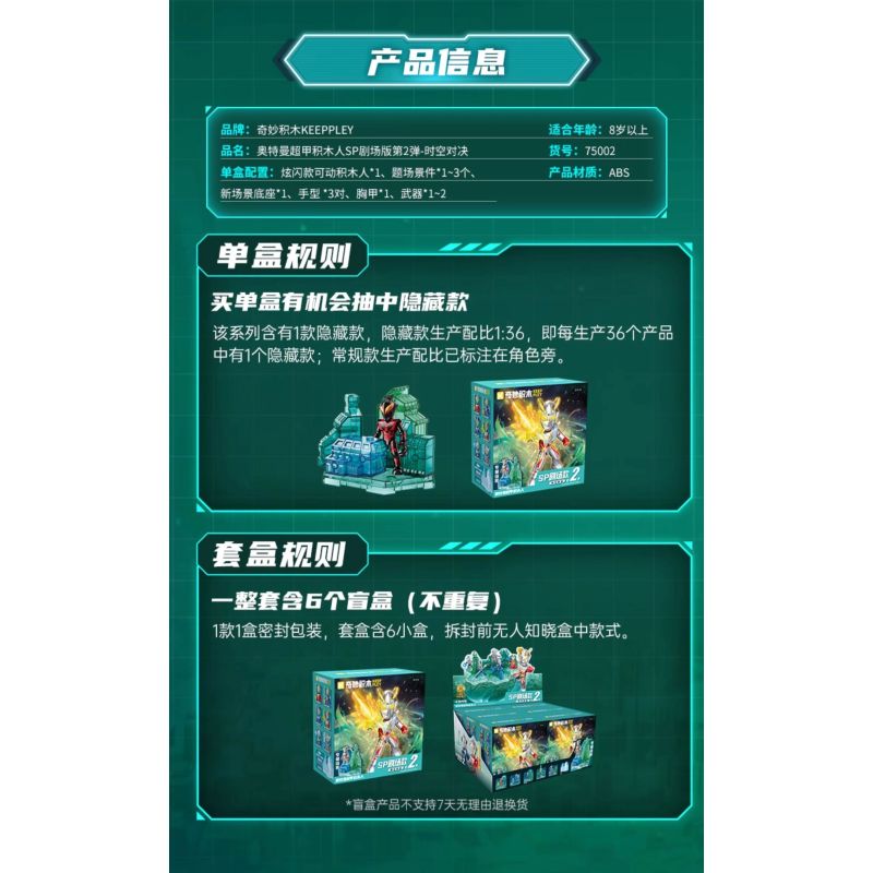 KEEPPLEY 75002 NHÀ HÁT ULTRAMAN SUPER AUROR SP BULLET TIME AND SPACE SHOWDOWN bộ đồ chơi xếp lắp ráp ghép mô hình Movie & Game Phim Và Trò Chơi