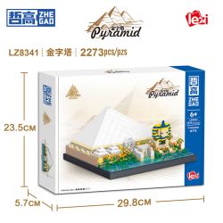 LEZI CREATION LZ8341 8341 KIM TỰ THÁP bộ đồ chơi xếp lắp ráp ghép mô hình Architecture PYRAMID Công Trình Kiến Trúc 2273 khối