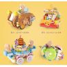 KAIDO KD99049 99049 KEM GẤU CROISSANT bộ đồ chơi xếp lắp ráp ghép mô hình