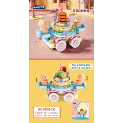 KAIDO KD99050 99050 GẤU KEM BÁNH LỚP bộ đồ chơi xếp lắp ráp ghép mô hình