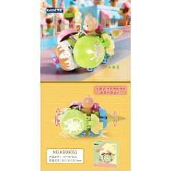 KAIDO KD99051 99051 GẤU KEM bộ đồ chơi xếp lắp ráp ghép mô hình