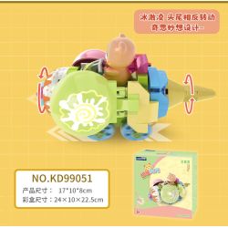 KAIDO KD99051 99051 GẤU KEM bộ đồ chơi xếp lắp ráp ghép mô hình