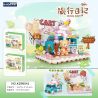 KAIDO KD99041 99041 NHẬT KÝ DU LỊCH BỮA TIỆC KEM bộ đồ chơi xếp lắp ráp ghép mô hình TRAVEL DIARY