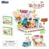 KAIDO KD99041 99041 NHẬT KÝ DU LỊCH BỮA TIỆC KEM bộ đồ chơi xếp lắp ráp ghép mô hình TRAVEL DIARY