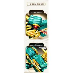 CHAO FANSHA 201406 RỒNG TENG BỐN BIỂN bộ đồ chơi xếp lắp ráp ghép mô hình 1000 khối