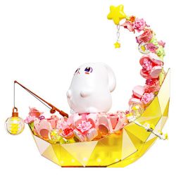 GEKKOSHA 804258 804259 HÀNH TRÌNH SAO MẶT TRĂNG bộ đồ chơi xếp lắp ráp ghép mô hình FLOWER & MOON