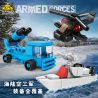Kazi KY84190 84190 MÁY BAY TRỰC THĂNG VŨ TRANG 10 KẾT HỢP bộ đồ chơi xếp lắp ráp ghép mô hình