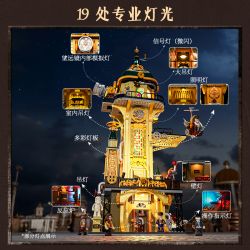 LUMIBRICKS FUNWHOLE F9070 9070 THÁP QUAN SÁT STEAMPUNK bộ đồ chơi xếp lắp ráp ghép mô hình 2774 khối