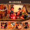 LUMIBRICKS FUNWHOLE F9076 9076 TÂY TRẠI CAO BỒI bộ đồ chơi xếp lắp ráp ghép mô hình Western OLD WEST COWBOY CAMP Trung Cổ 542 khối