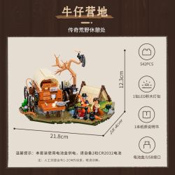 LUMIBRICKS FUNWHOLE F9076 9076 TÂY TRẠI CAO BỒI bộ đồ chơi xếp lắp ráp ghép mô hình Western OLD WEST COWBOY CAMP Trung Cổ 542 khối LUMIBRICKS FUNWHOLE F9076 9076 TÂY TRẠI CAO BỒI bộ đồ chơi xếp lắp ráp ghép mô hình Western OLD WEST COWBOY CAMP Trung Cổ 542 khối
