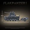 QuanGuan 100299 Quan Guan 100299 BỂ PHÒNG KHÔNG SỐ 1 bộ đồ chơi xếp lắp ráp ghép mô hình Military Army FLAKPANZER I Quân Sự Bộ Đội 675 khối