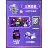 WEKKI 518200 DÊ DỄ CHỊU VÀ CON SÓI LỚN MỘT LÂU ĐÀI bộ đồ chơi xếp lắp ráp ghép mô hình Movie & Game WOLFFY'S CASTLE Phim Và Trò Chơi