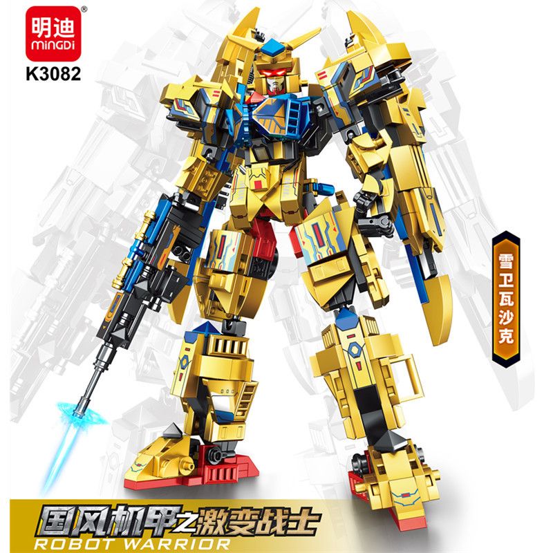 MINGDI LEIBAO K3082 3082 CHIẾN BINH TĂNG CƯỜNG THEO PHONG CÁCH TRUNG QUỐC SNOW VASAK bộ đồ chơi xếp lắp ráp ghép mô hình 547 khối