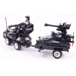 WOMA C0530 0530 Xếp hình kiểu  SWAT SPECIAL FORCE SWAT Fearless River Patrol Team Đặc Nhiệm Vùng Sông 448 khối