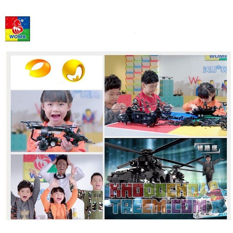 WOMA C0530 0530 Xếp hình kiểu  SWAT SPECIAL FORCE SWAT Fearless River Patrol Team Đặc Nhiệm Vùng Sông 448 khối