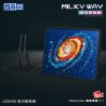 ZHEGAO LZ8340 8340 BỨC TRANH KHUNG ẢNH THIÊN HÀ bộ đồ chơi xếp lắp ráp ghép mô hình Art MILKY WAY 2438 khối