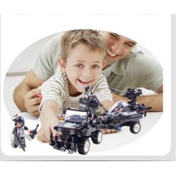 WOMA C0530 0530 Xếp hình kiểu  SWAT SPECIAL FORCE SWAT Fearless River Patrol Team Đặc Nhiệm Vùng Sông 448 khối