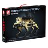 LE YI 66073 SÓI CƠ KHÍ bộ đồ chơi xếp lắp ráp ghép mô hình MECHANICAL WOLF 826 khối