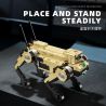 LE YI 66073 SÓI CƠ KHÍ bộ đồ chơi xếp lắp ráp ghép mô hình MECHANICAL WOLF 826 khối
