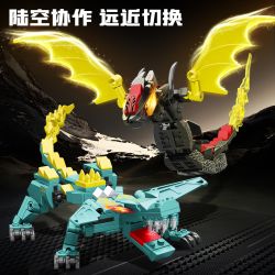 WANGAO 188046 CON THÚ BỌC THÉP KẾT HỢP bộ đồ chơi xếp lắp ráp ghép mô hình 581 khối