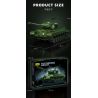12GO 97011 M26 PERS BREATH BỂ NẶNG tỷ lệ 1:28 bộ đồ chơi xếp lắp ráp ghép mô hình Military Army M26 PERSHING Quân Sự Bộ Đội 1703 khối