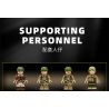 12GO 97011 M26 PERS BREATH BỂ NẶNG tỷ lệ 1:28 bộ đồ chơi xếp lắp ráp ghép mô hình Military Army M26 PERSHING Quân Sự Bộ Đội 1703 khối