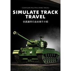 12GO 97011 M26 PERS BREATH BỂ NẶNG tỷ lệ 1:28 bộ đồ chơi xếp lắp ráp ghép mô hình Military Army M26 PERSHING Quân Sự Bộ Đội 1703 khối