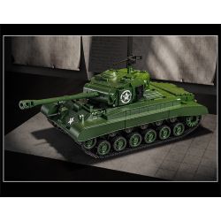 12GO 97011 M26 PERS BREATH BỂ NẶNG tỷ lệ 1:28 bộ đồ chơi xếp lắp ráp ghép mô hình Military Army M26 PERSHING Quân Sự Bộ Đội 1703 khối