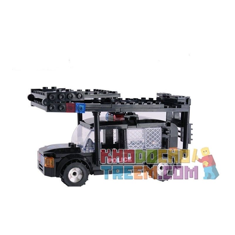 WOMA C0523 0523 Xếp hình kiểu  SWAT SPECIAL FORCE SWAT 3 In 1 Boom Car Xe Rà Phá Bom Mìn Của đặc Nhiệm 284 khối