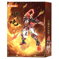 IBLOCK IB1061 1061 HỒ SƠ VỀ ÁO GIÁP CỦA CÁC VỊ THẦN NEZHA RED FLAME LOTUS SHOWING ARMOR bộ đồ chơi xếp lắp ráp ghép mô hình