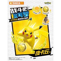 KEEPPLEY K20247 20247 HÃY CHIẾN ĐẤU! POKÉMON 6 LUCARIO ACE QUÁI VẬT KHỔNG LỒ ẾCH KOGA NIN MEOW PIKACHU bộ đồ chơi xếp lắp ráp ghép mô hình Movie & Game Phim Và Trò Chơi